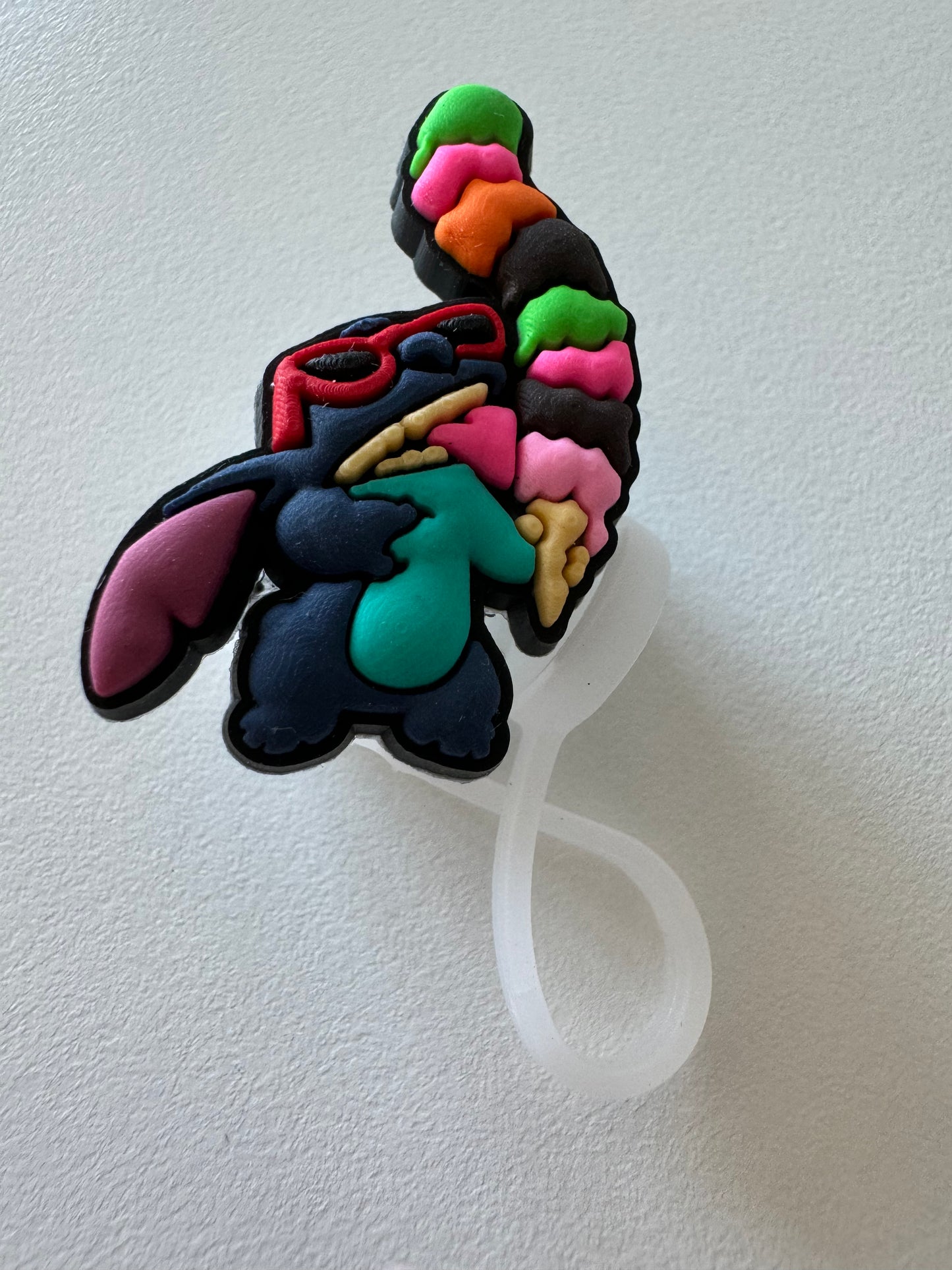 Stitch and Friends Straw Toppers