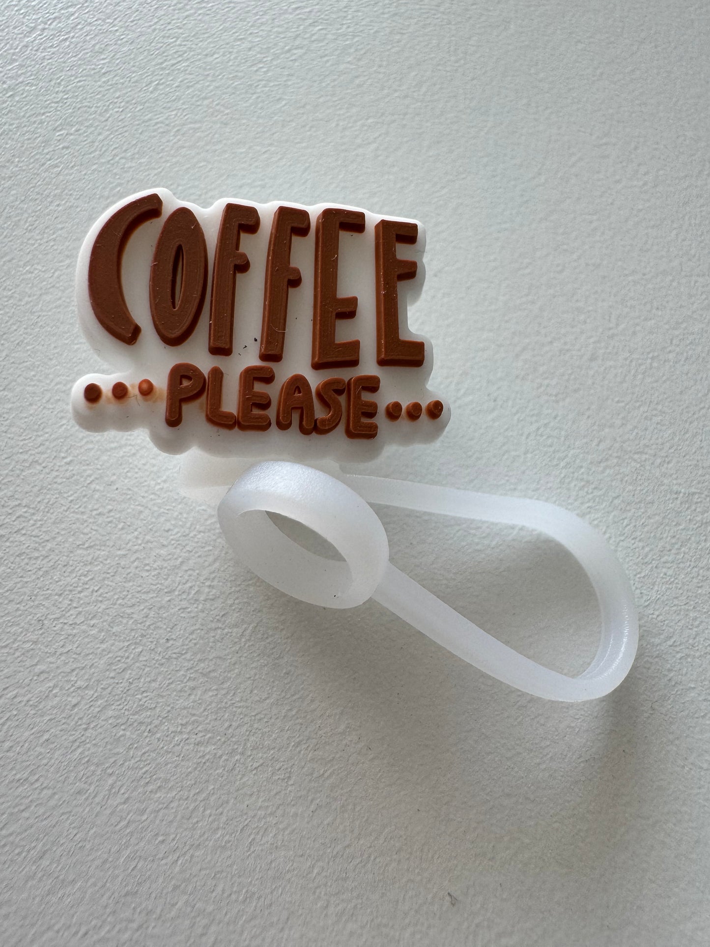 Coffee Cup Straw Toppers
