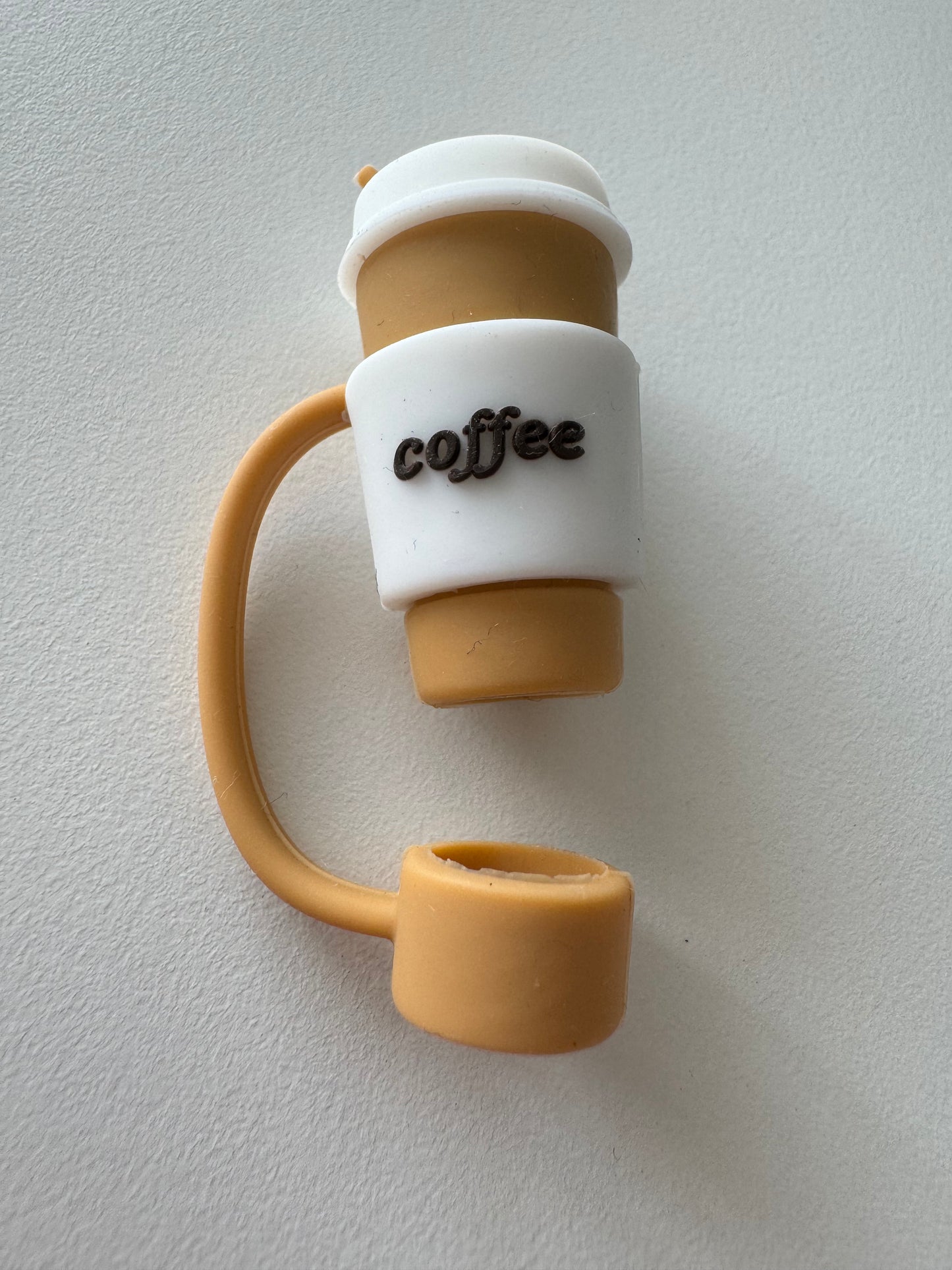 Coffee Cup Straw Toppers