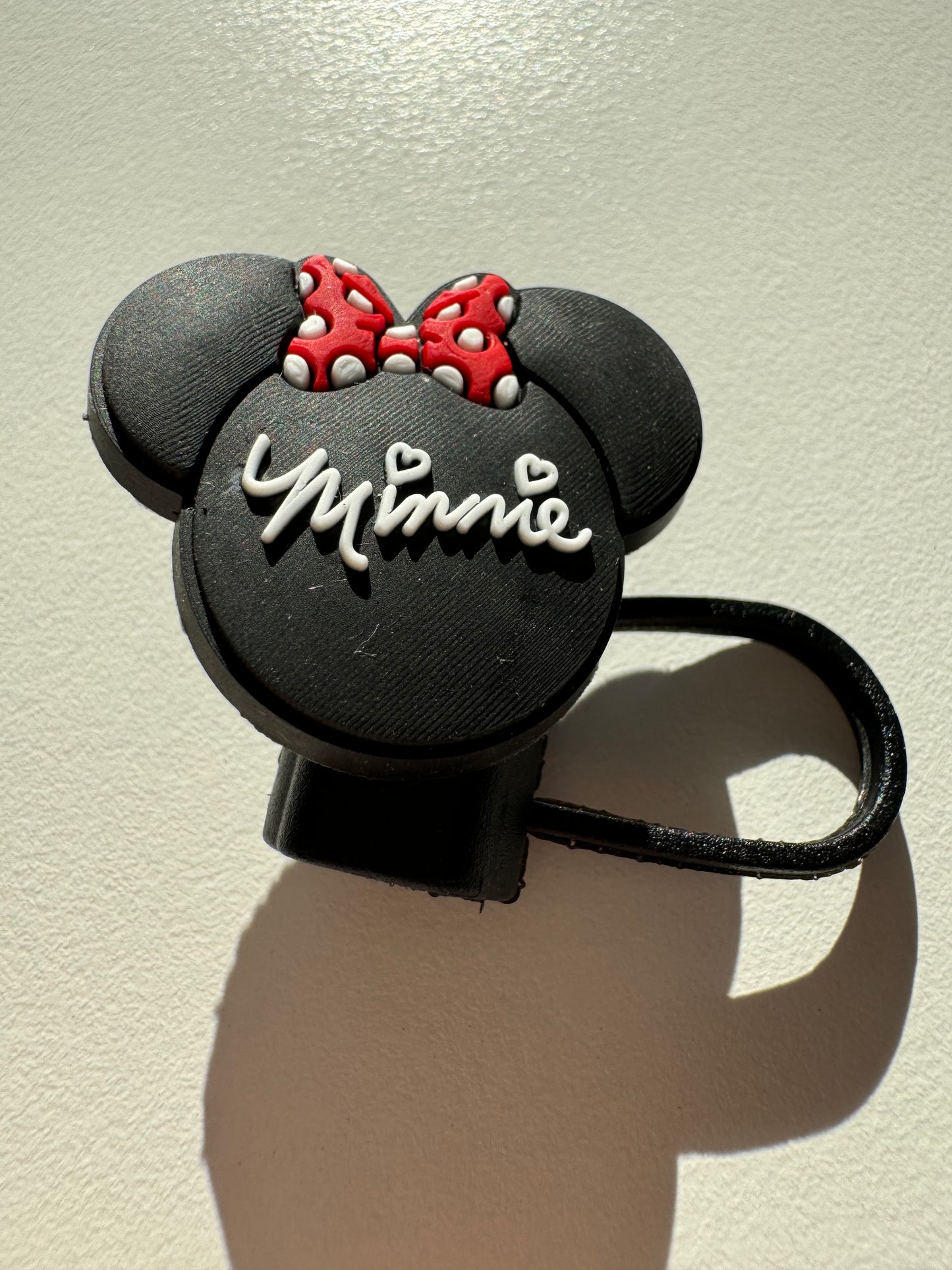 Minnie Mouse Straw Toppers