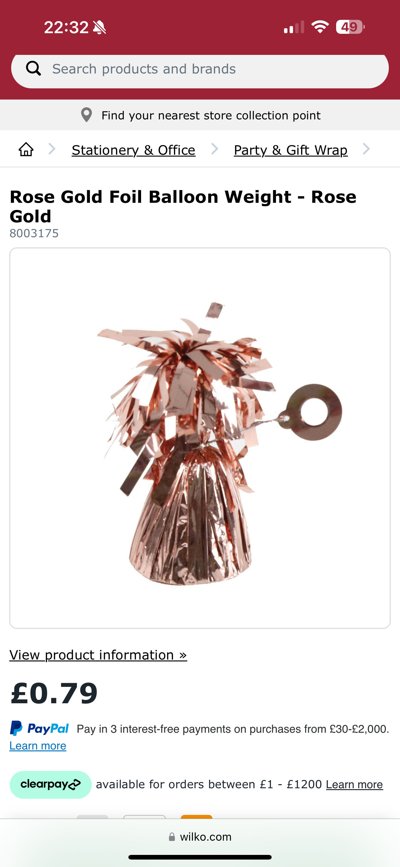 Balloon Weights and Clips