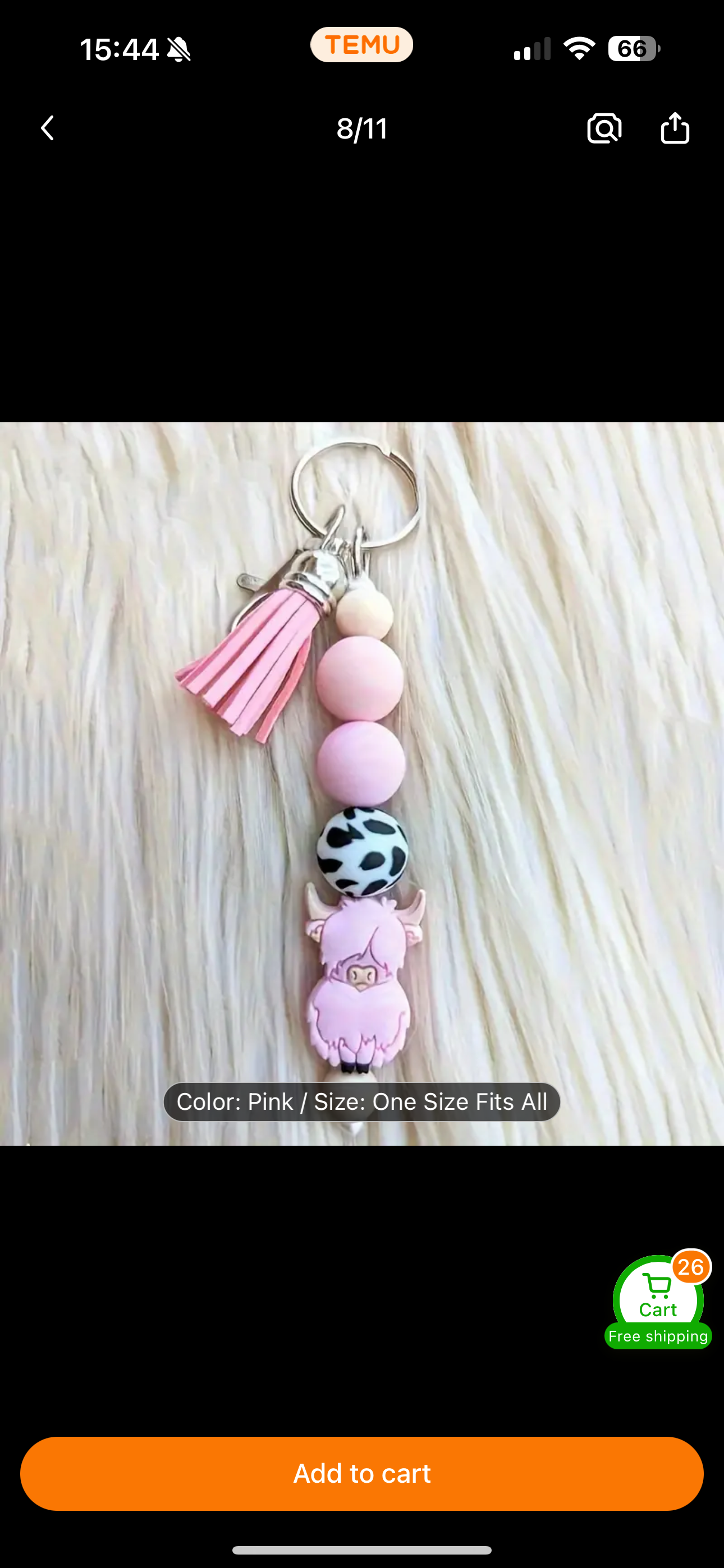 Animal Bracelet/Keychain Beaded