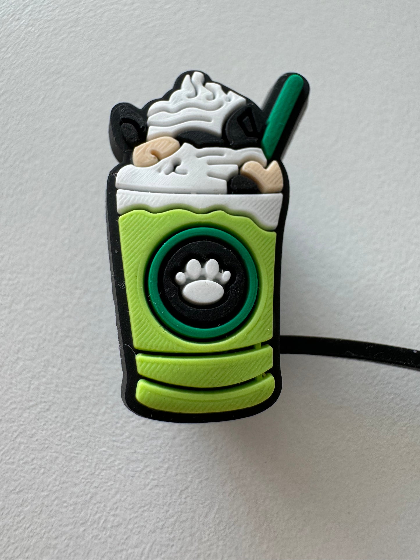 Coffee Cup Straw Toppers