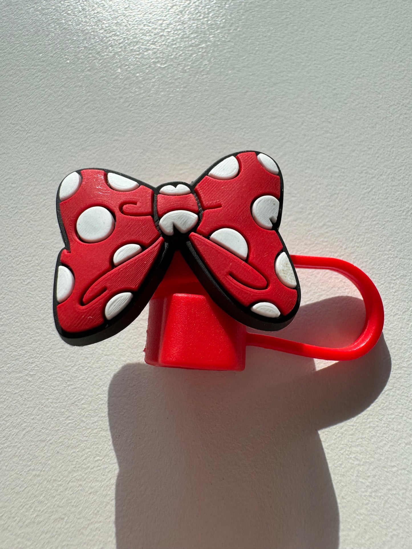 Minnie Mouse Straw Toppers