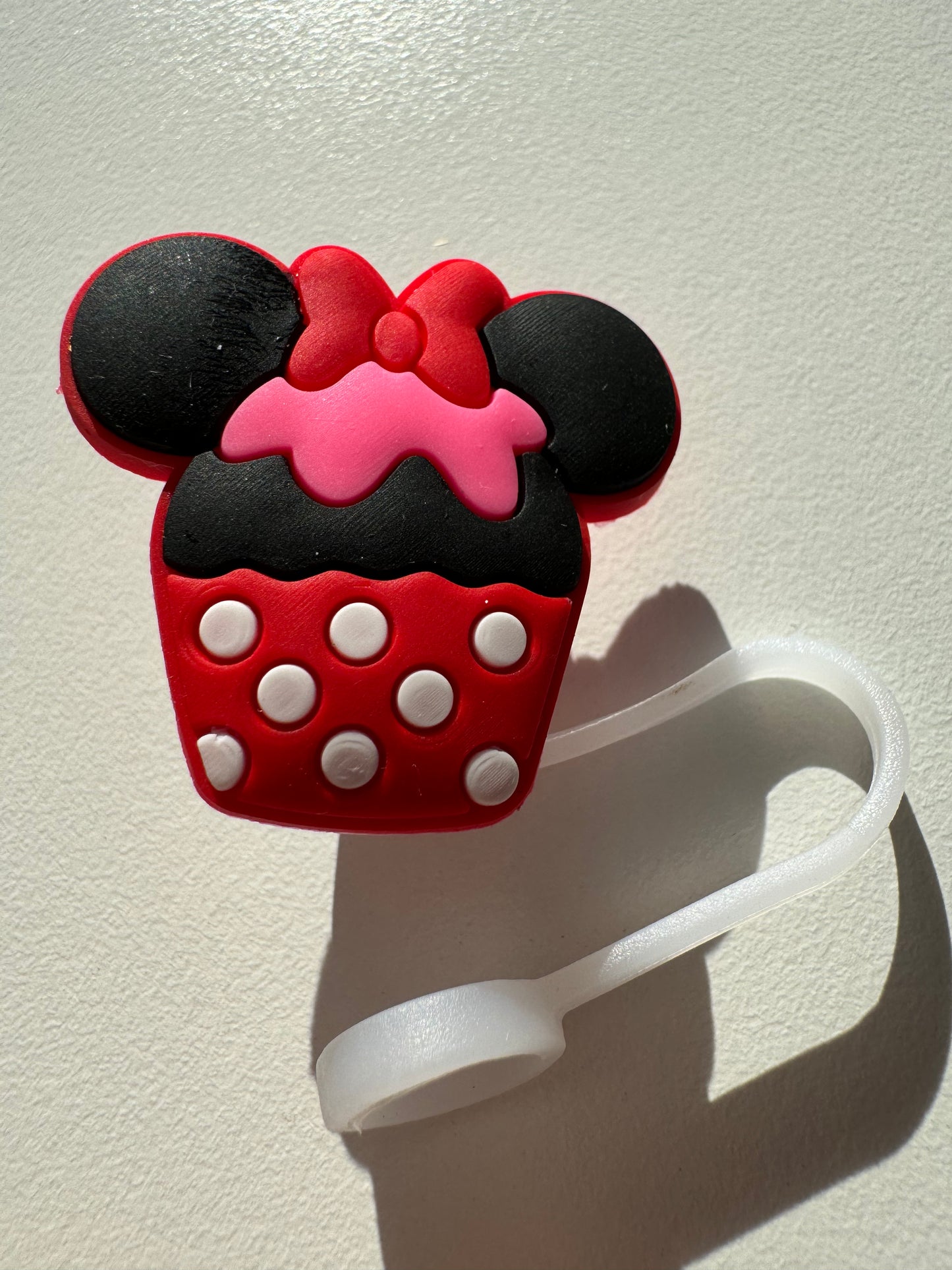 Minnie Mouse Straw Toppers