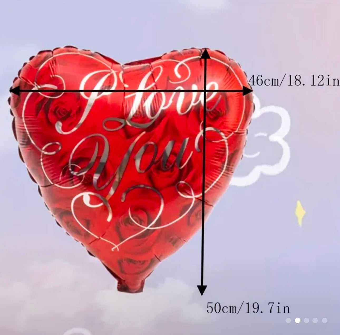 Heart Shaped Foil Balloons