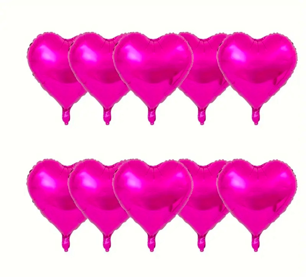 Heart Shaped Foil Balloons