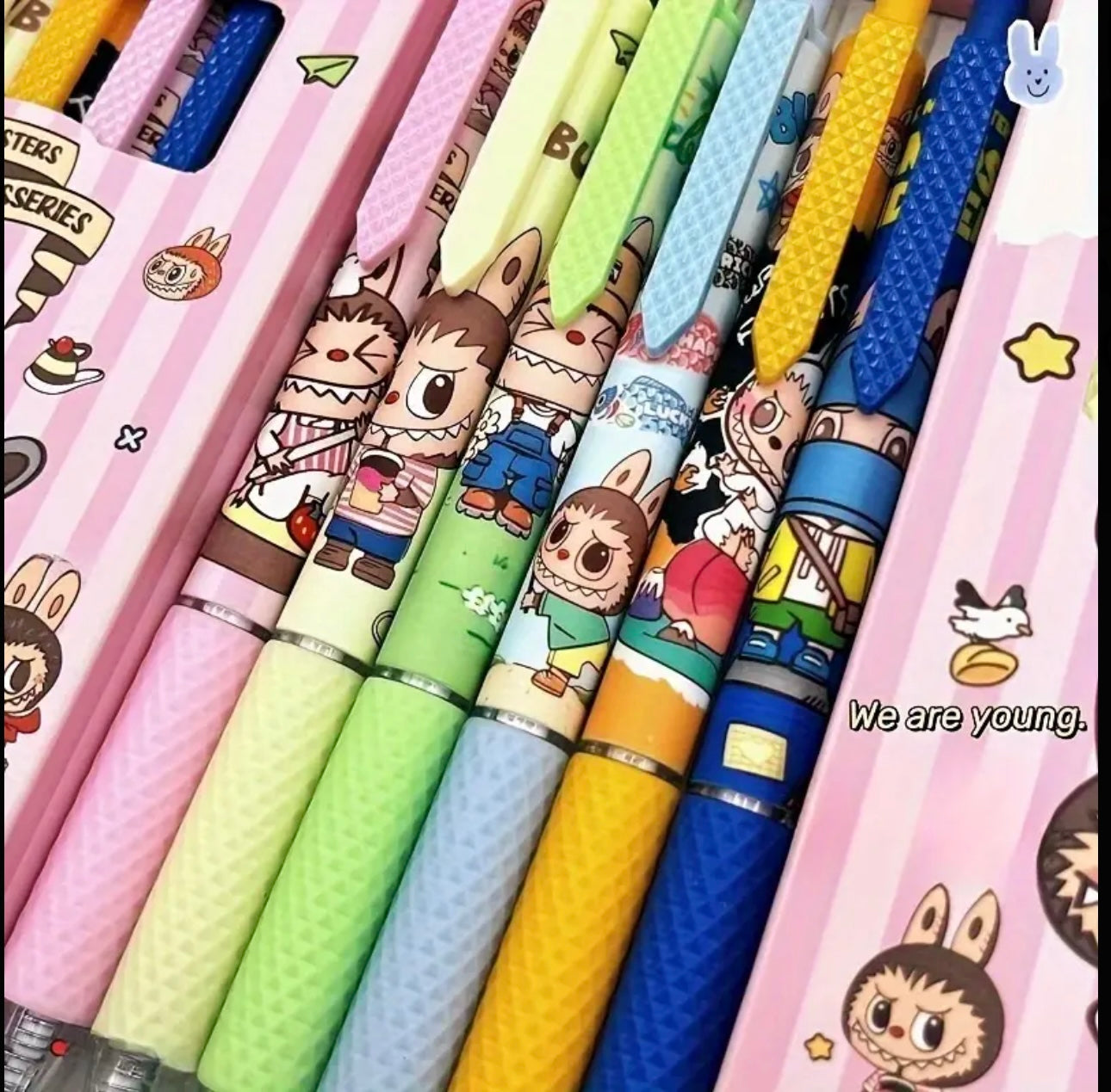 Labubu Gel Pens - 6 Pack