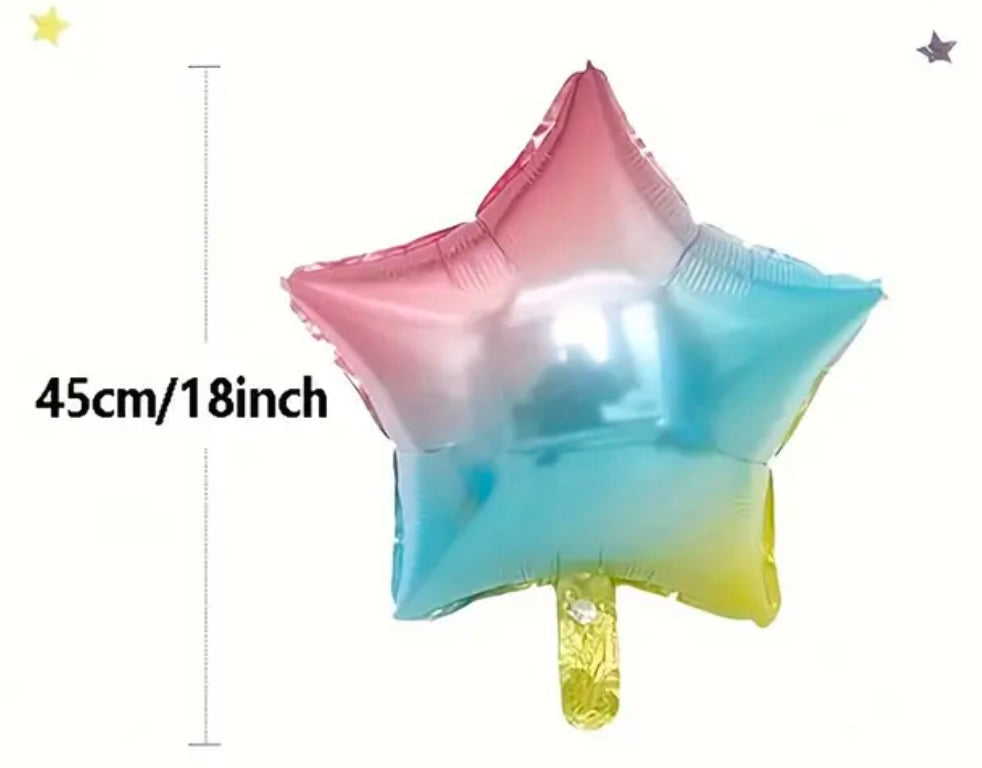 Star Shaped Foil Balloons