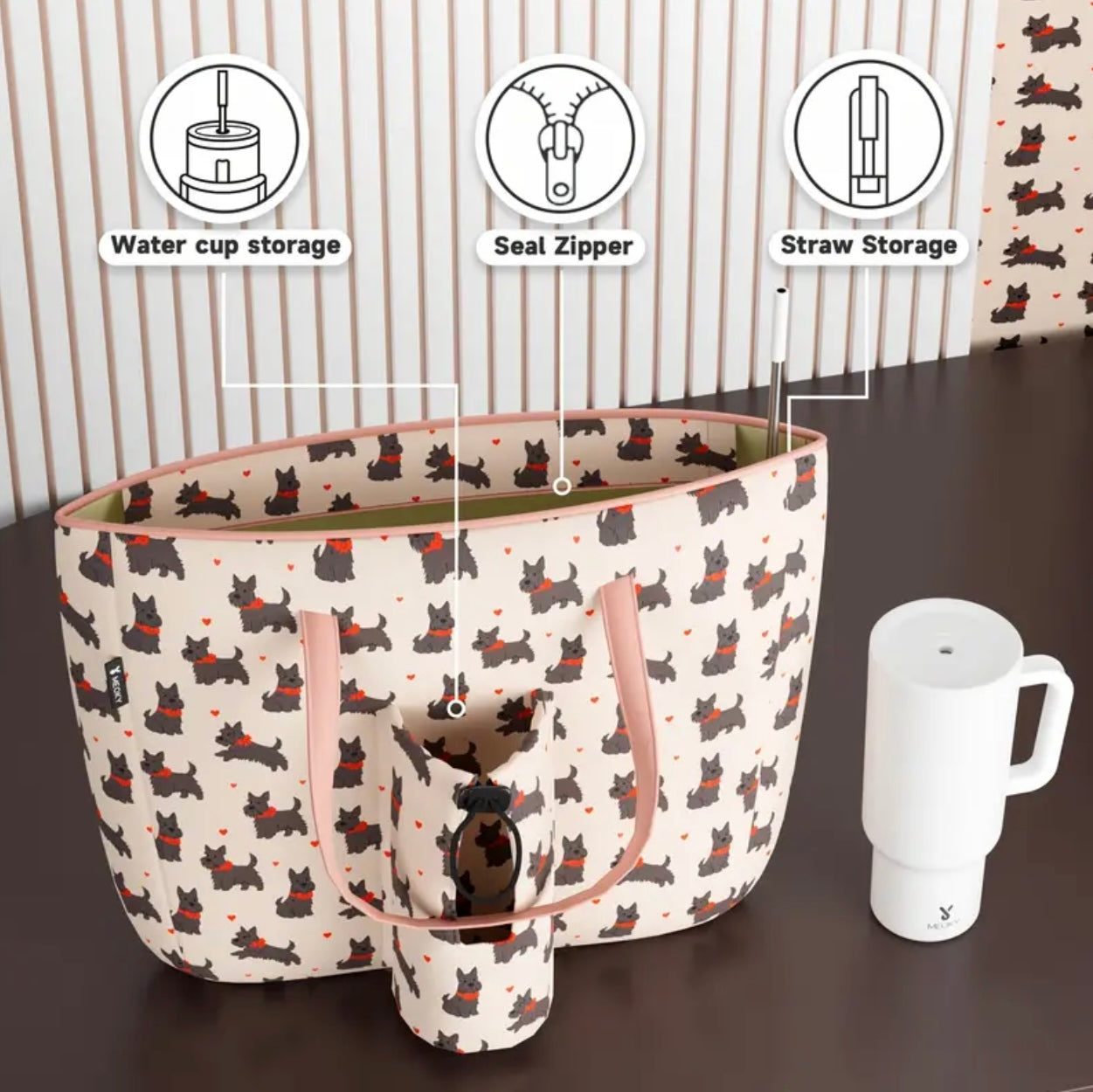 Meoky 15L Canvas Tote Bag