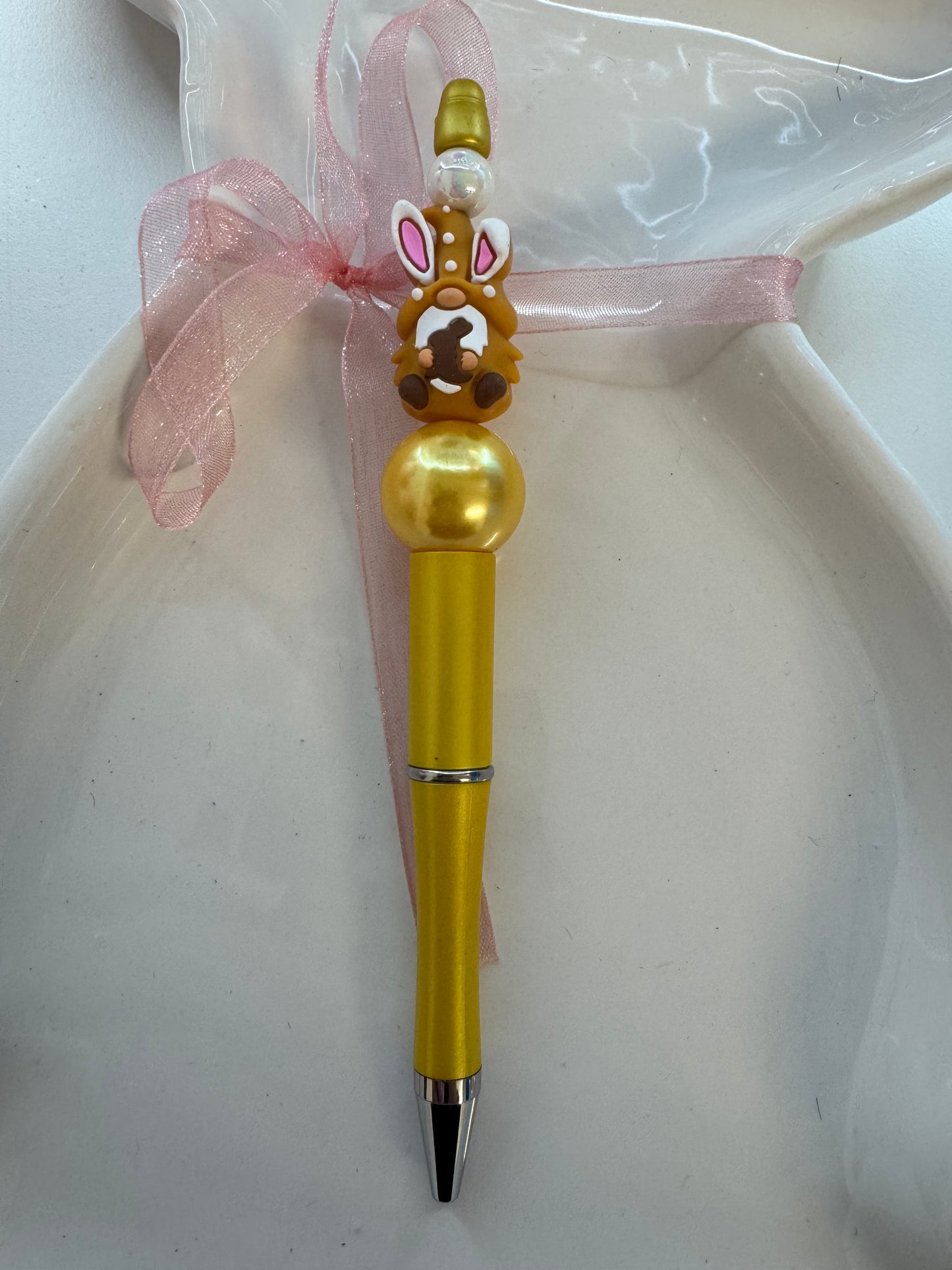 Easter Gonk Beaded Pens