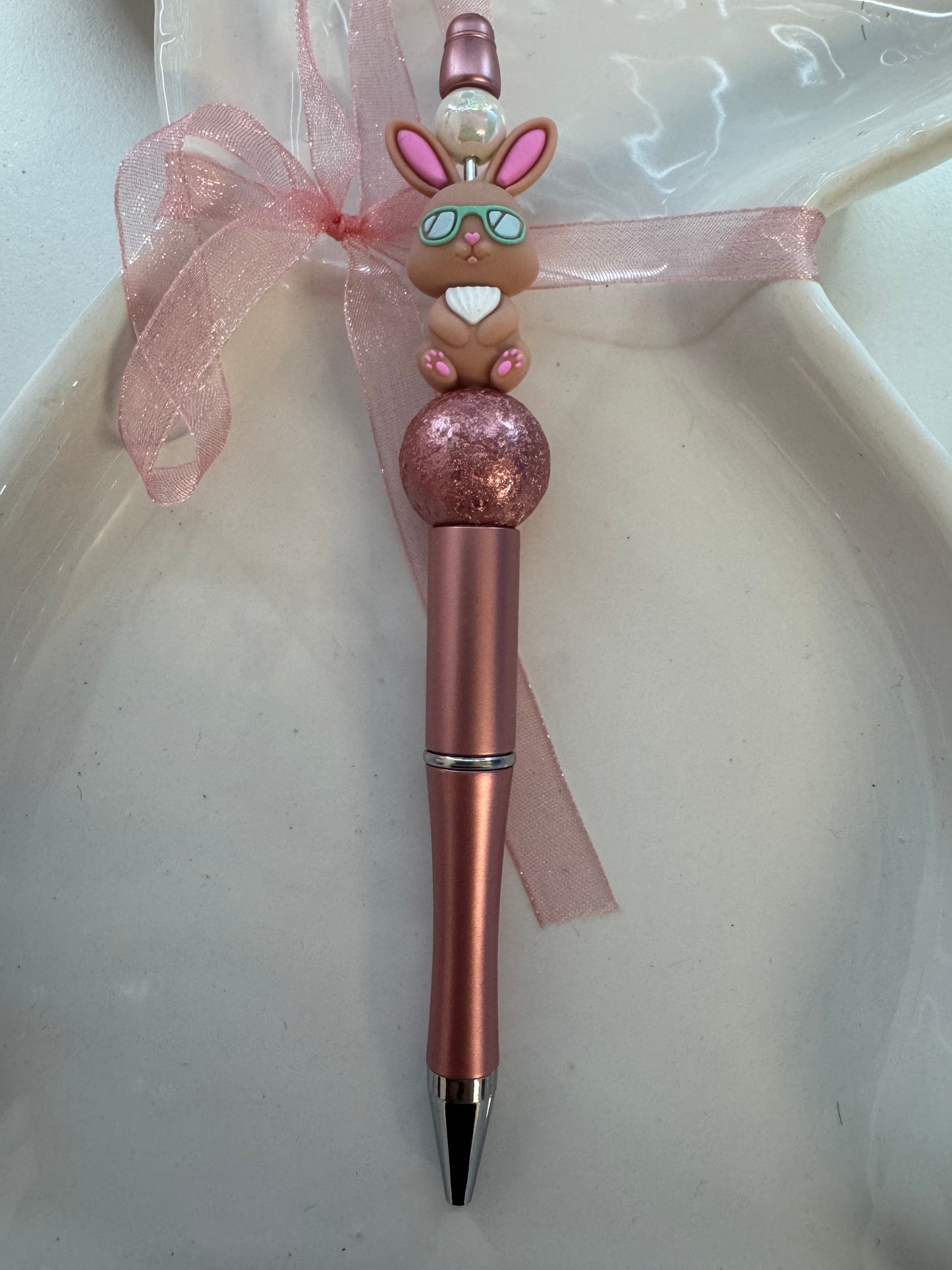 Easter Bunny Beaded Pens