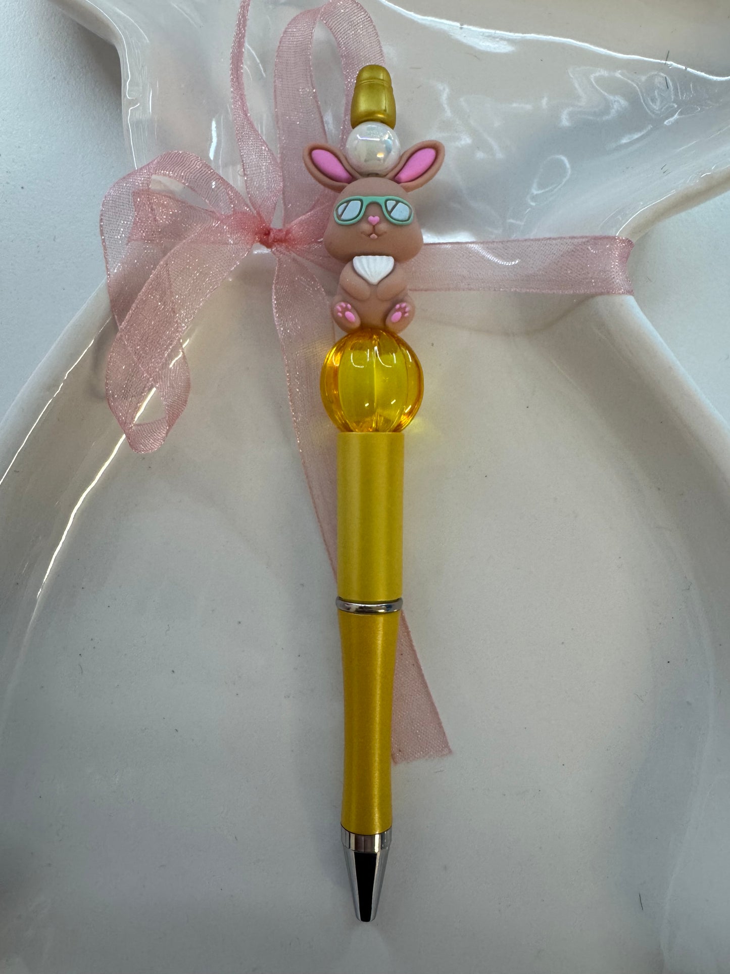 Easter Bunny Beaded Pens