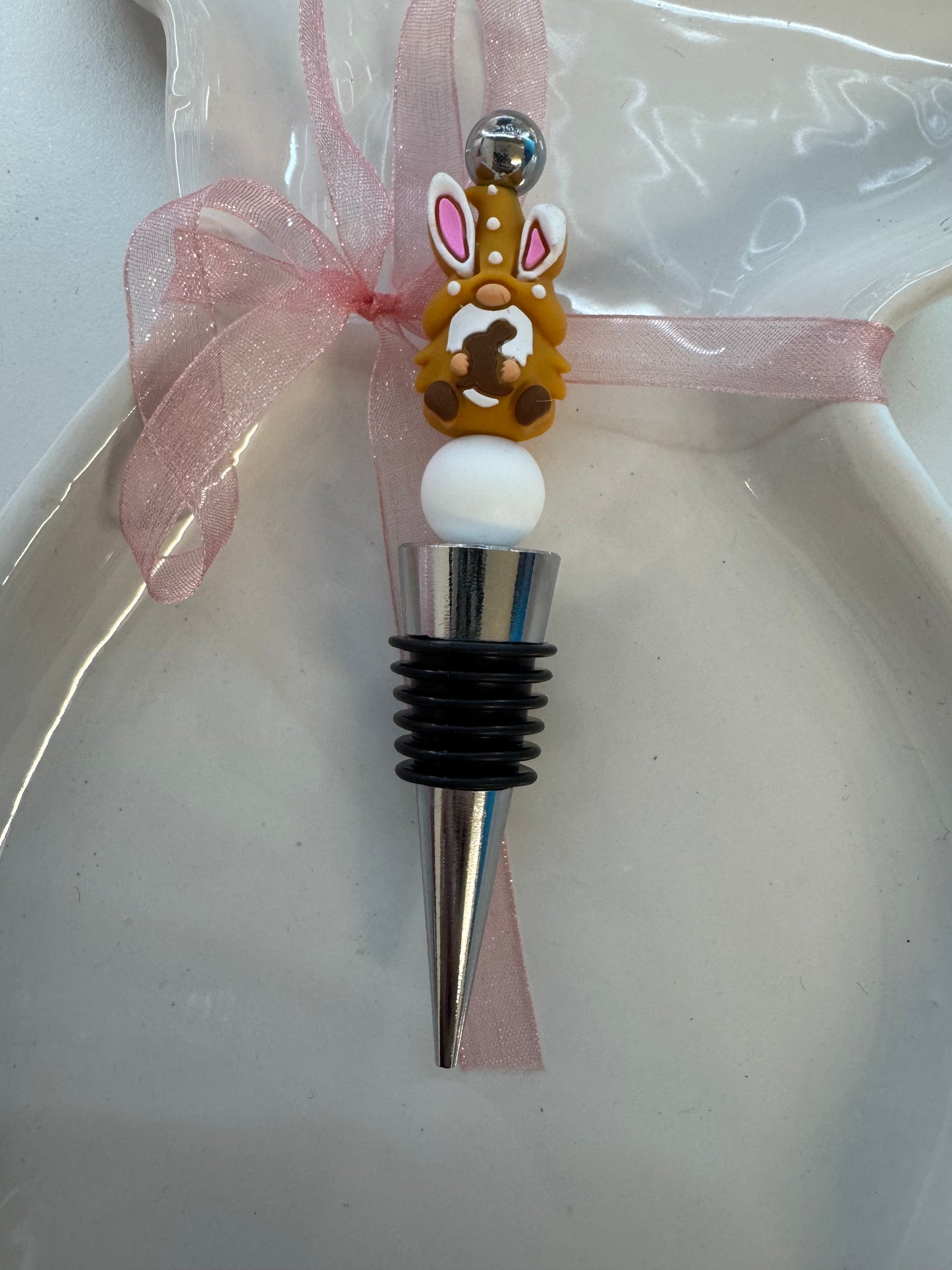 Easter Gonk Wine Bottle Stopper
