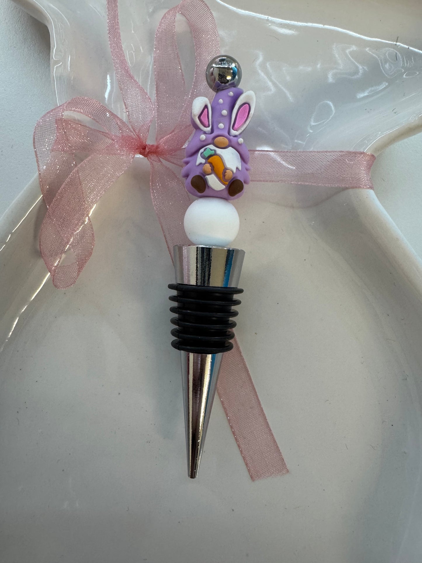 Easter Gonk Wine Bottle Stopper