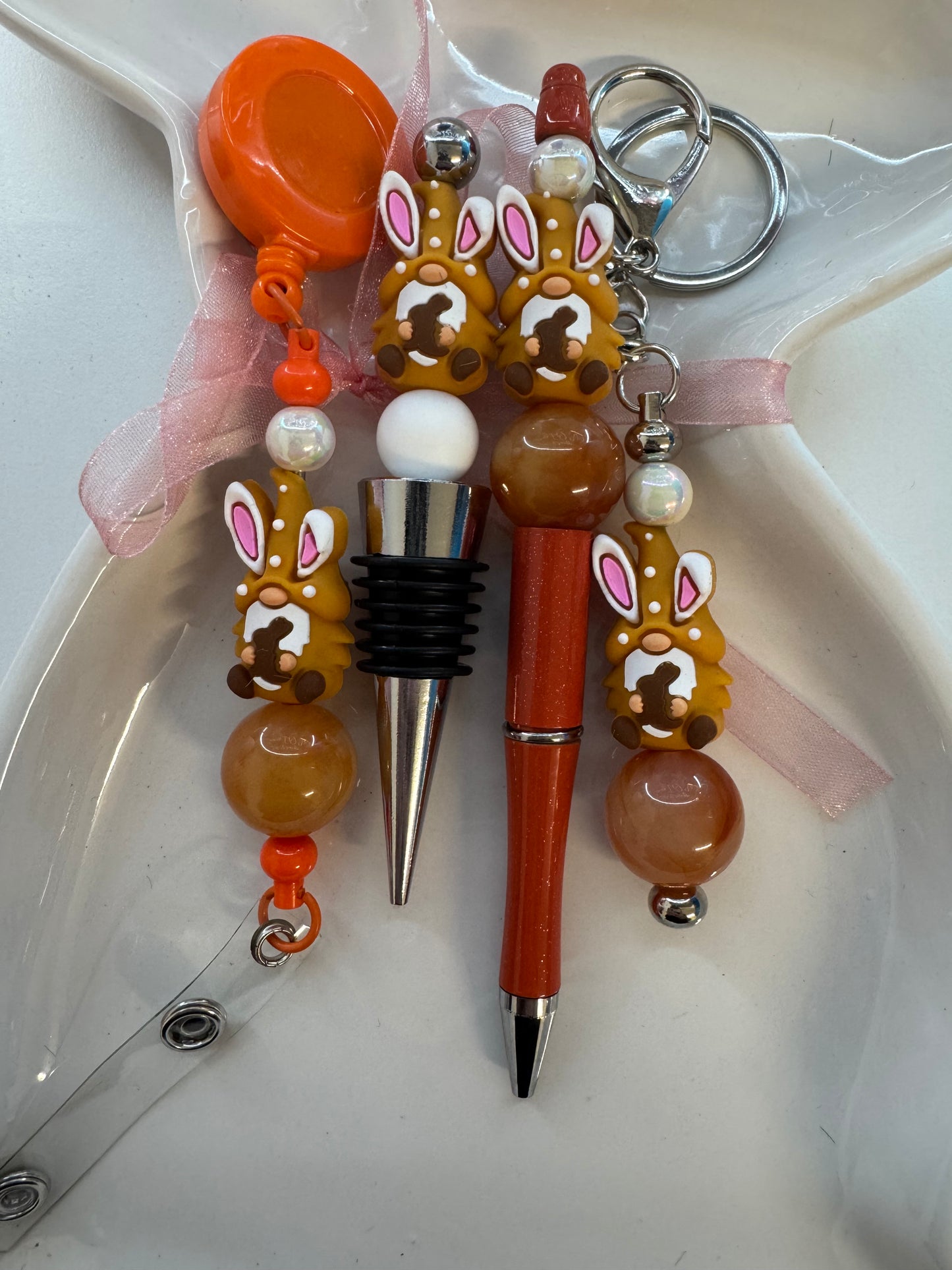 Easter Gonk Beaded Pens