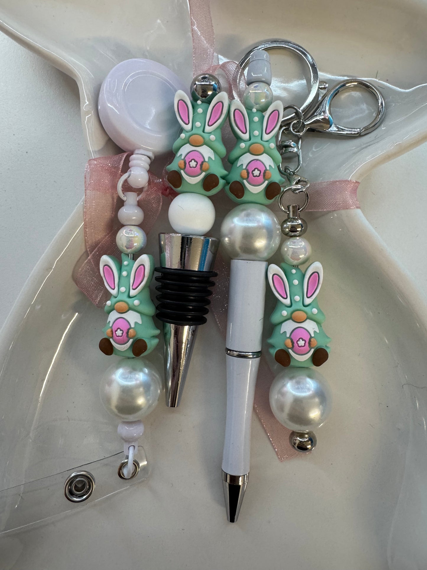 Easter Gonk Beaded Pens