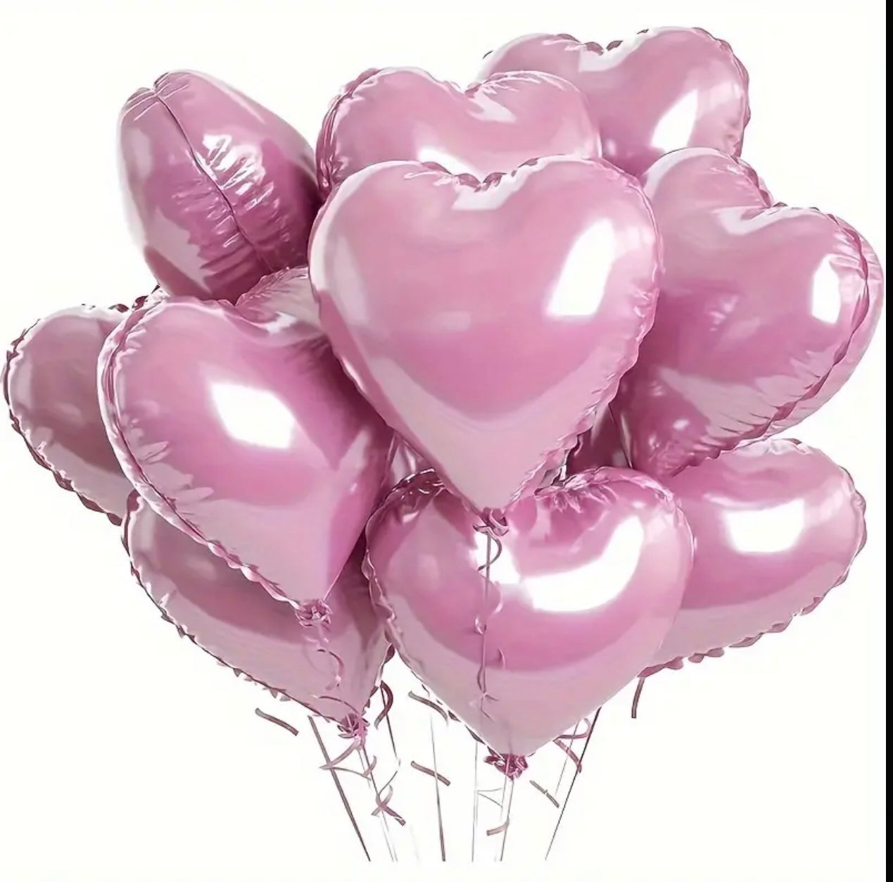 Heart Shaped Foil Balloons