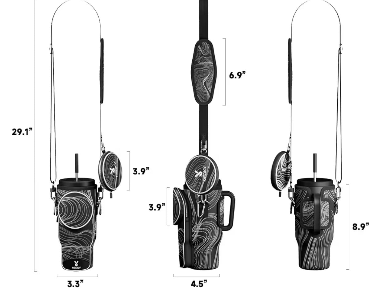 Meoky Water Bottle Carrier Bag