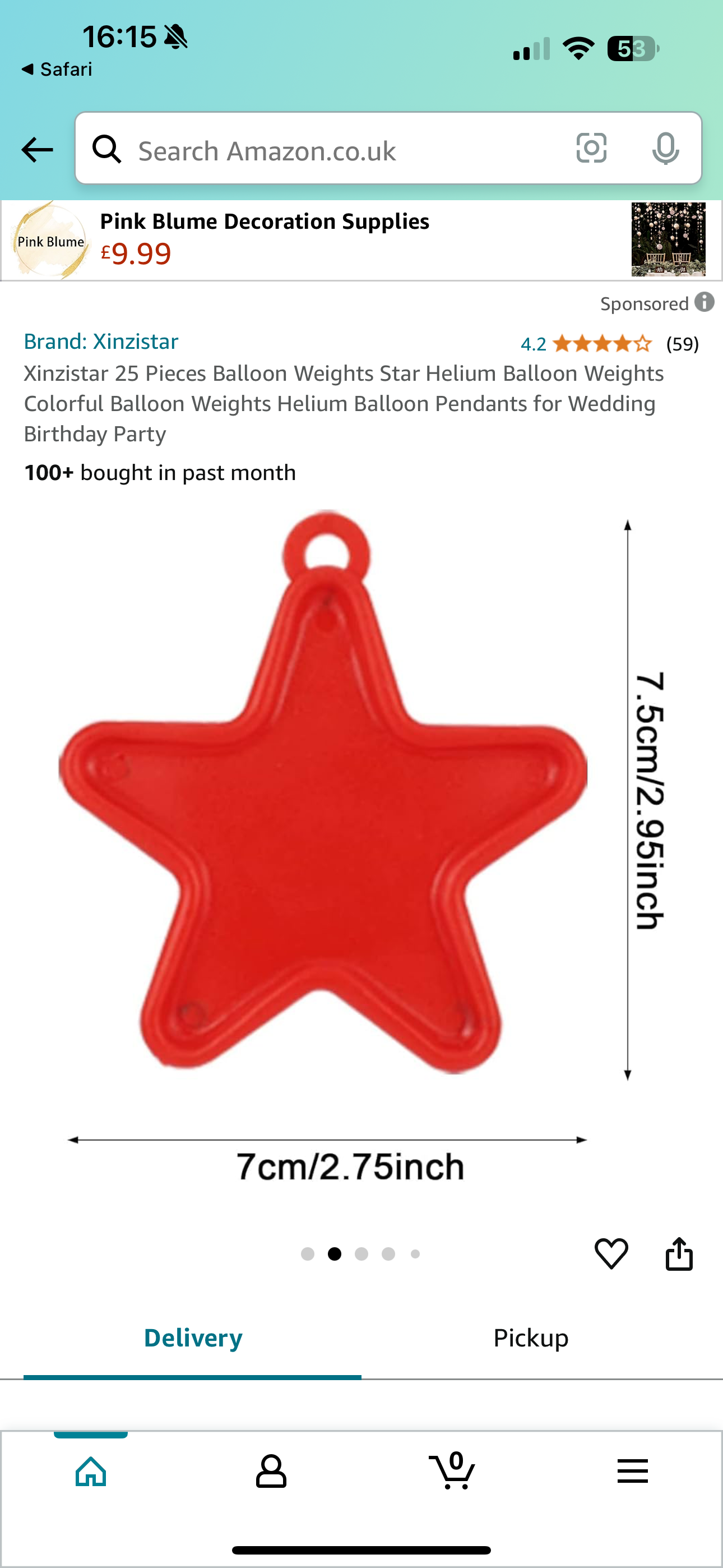Balloon Weights and Clips