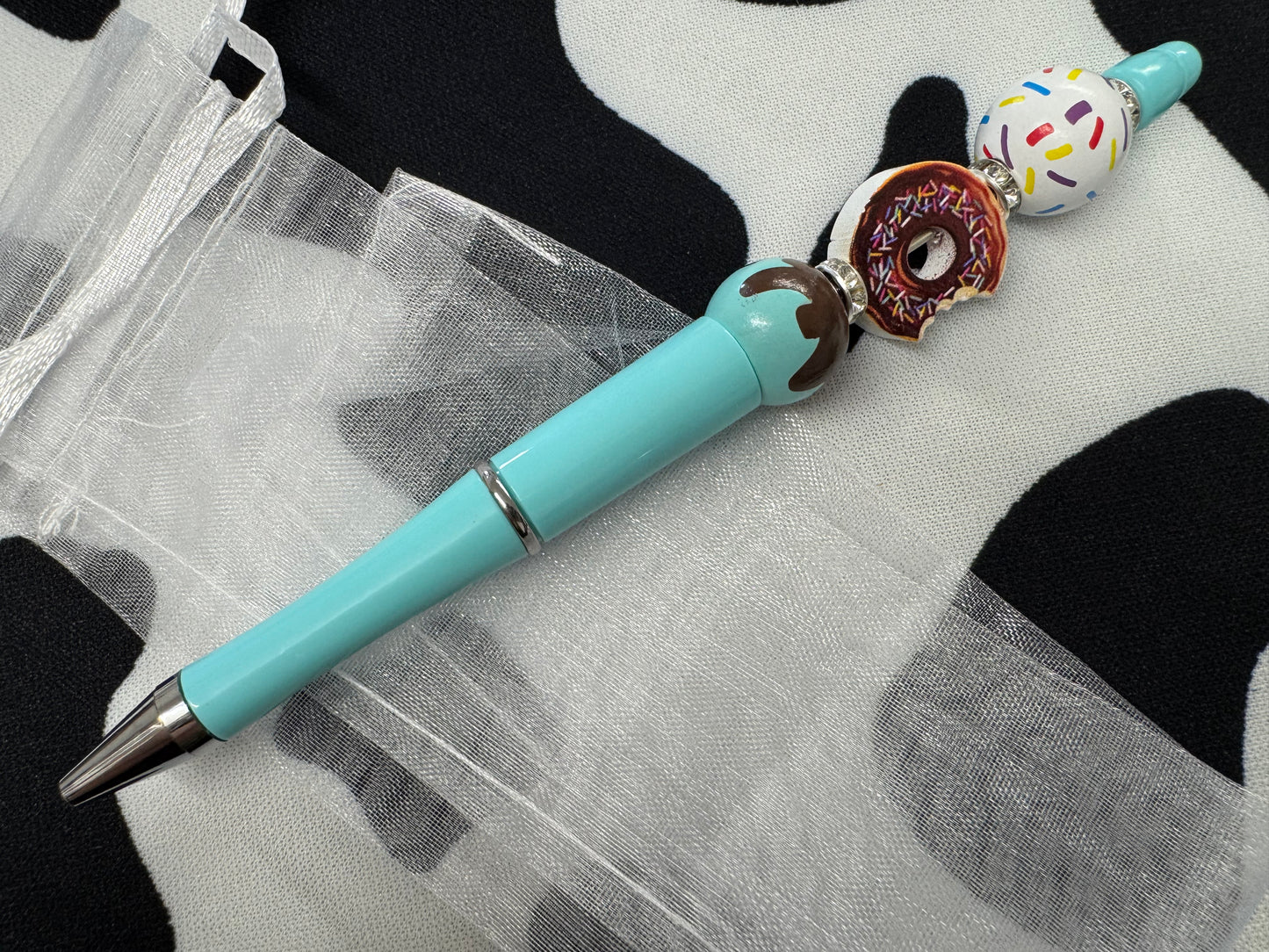 Doughnut & Gingerbread Men Beaded Pens