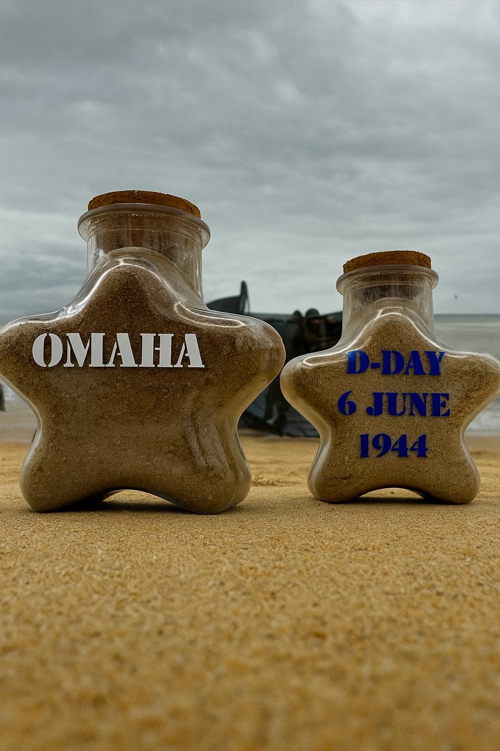 D Day Memorial Sand Bottles