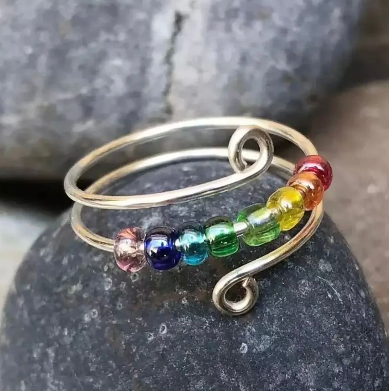Fashionable Rings including Adjustable Fidget Rings