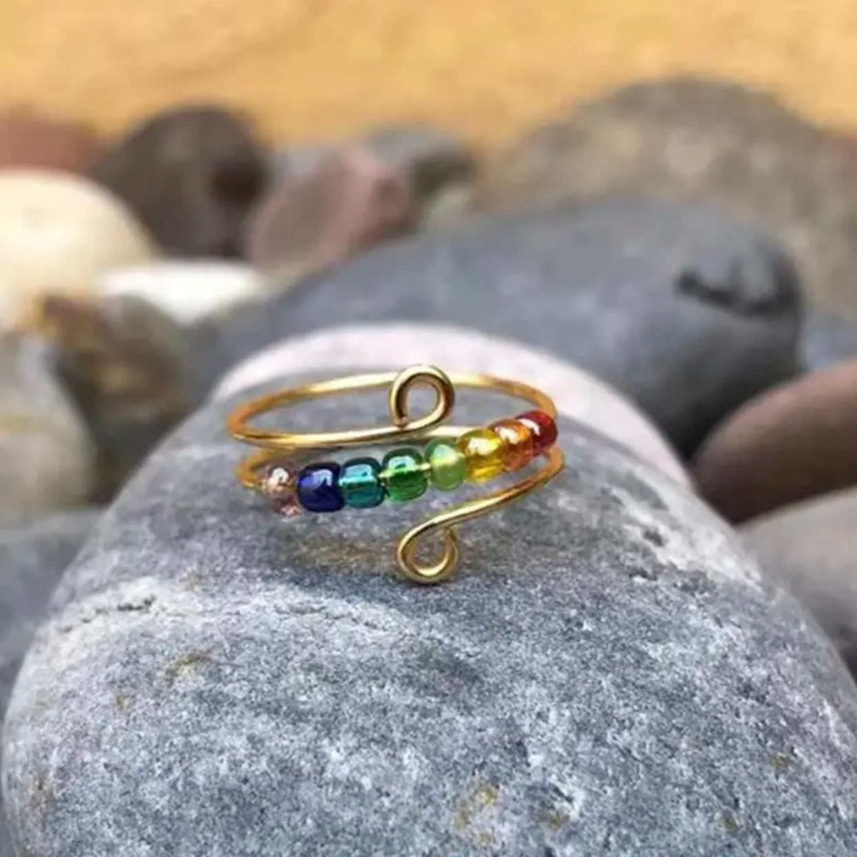 Fashionable Rings including Adjustable Fidget Rings