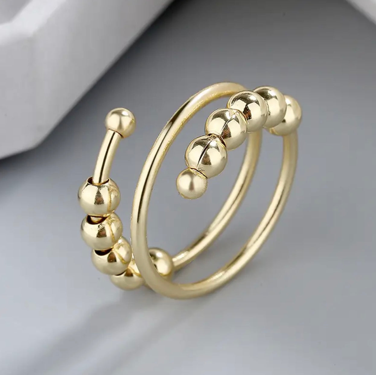 Fashionable Rings including Adjustable Fidget Rings