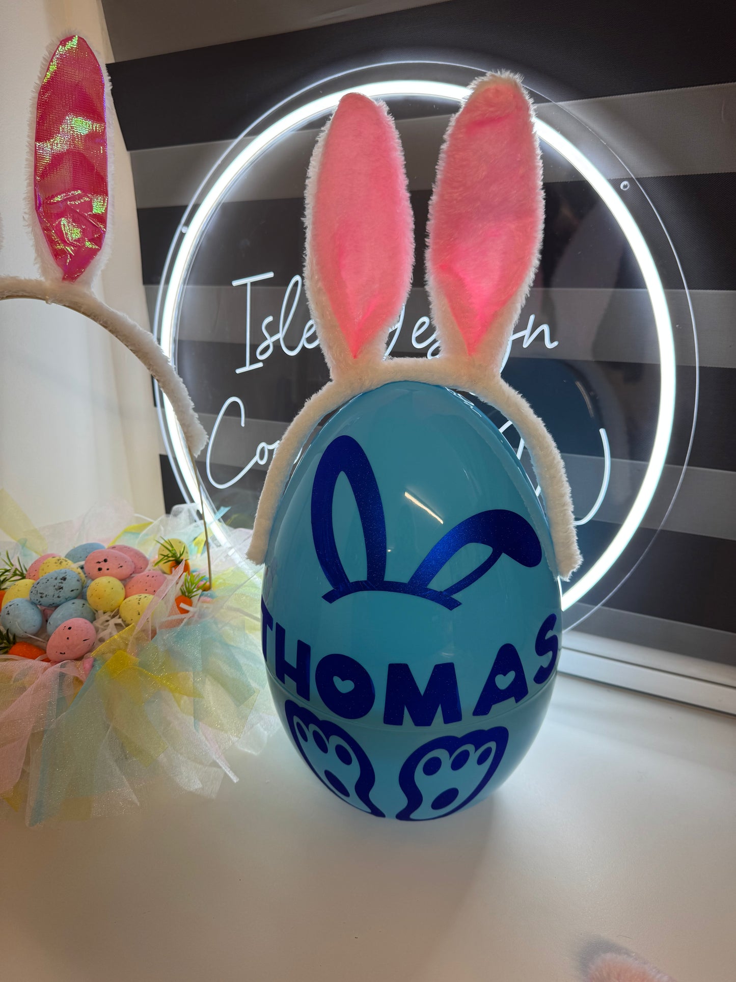 To be Ordered Direct - Personalised Large Plastic Easter Egg
