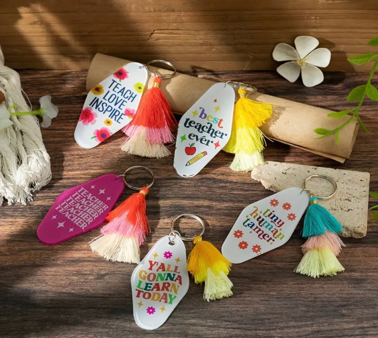 Motel Keychain for Teacher Gifts