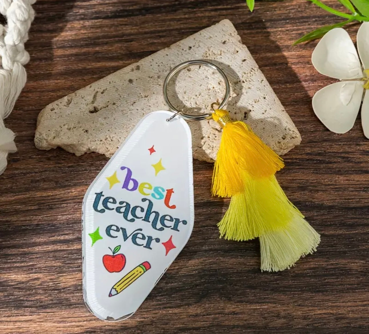 Motel Keychain for Teacher Gifts