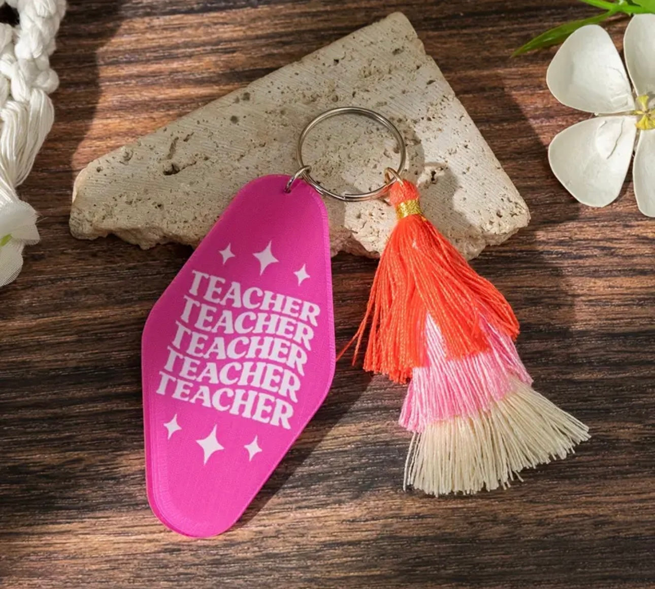 Motel Keychain for Teacher Gifts