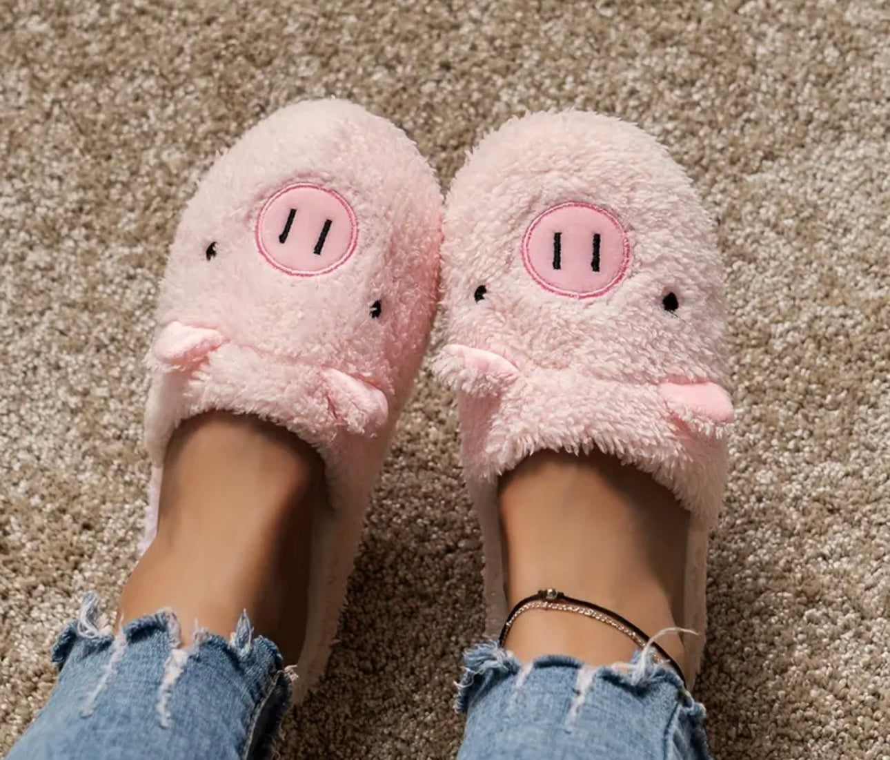 Cute Cartoon Pig Slippers