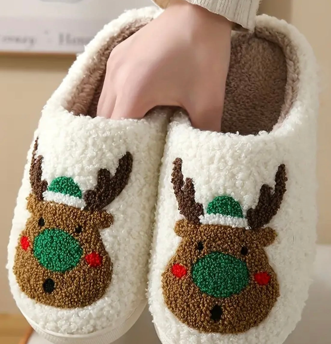 Cozy Christmas Slippers
