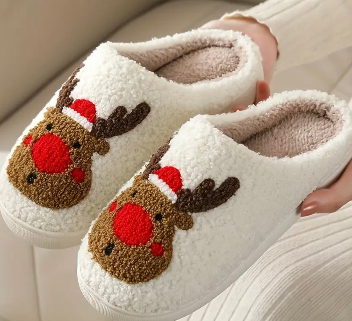Cozy Christmas Slippers