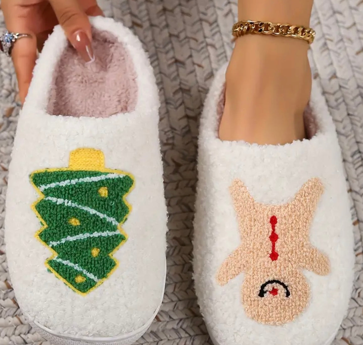 Cozy Christmas Slippers