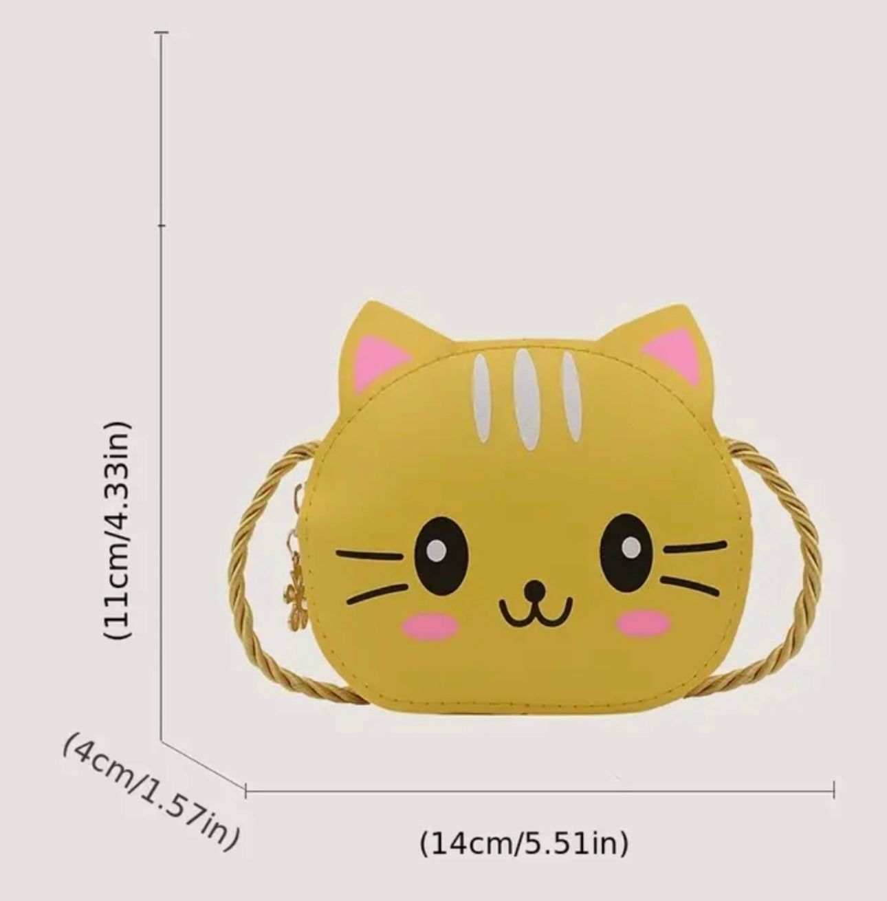 Small Children's Cat Face Handbag