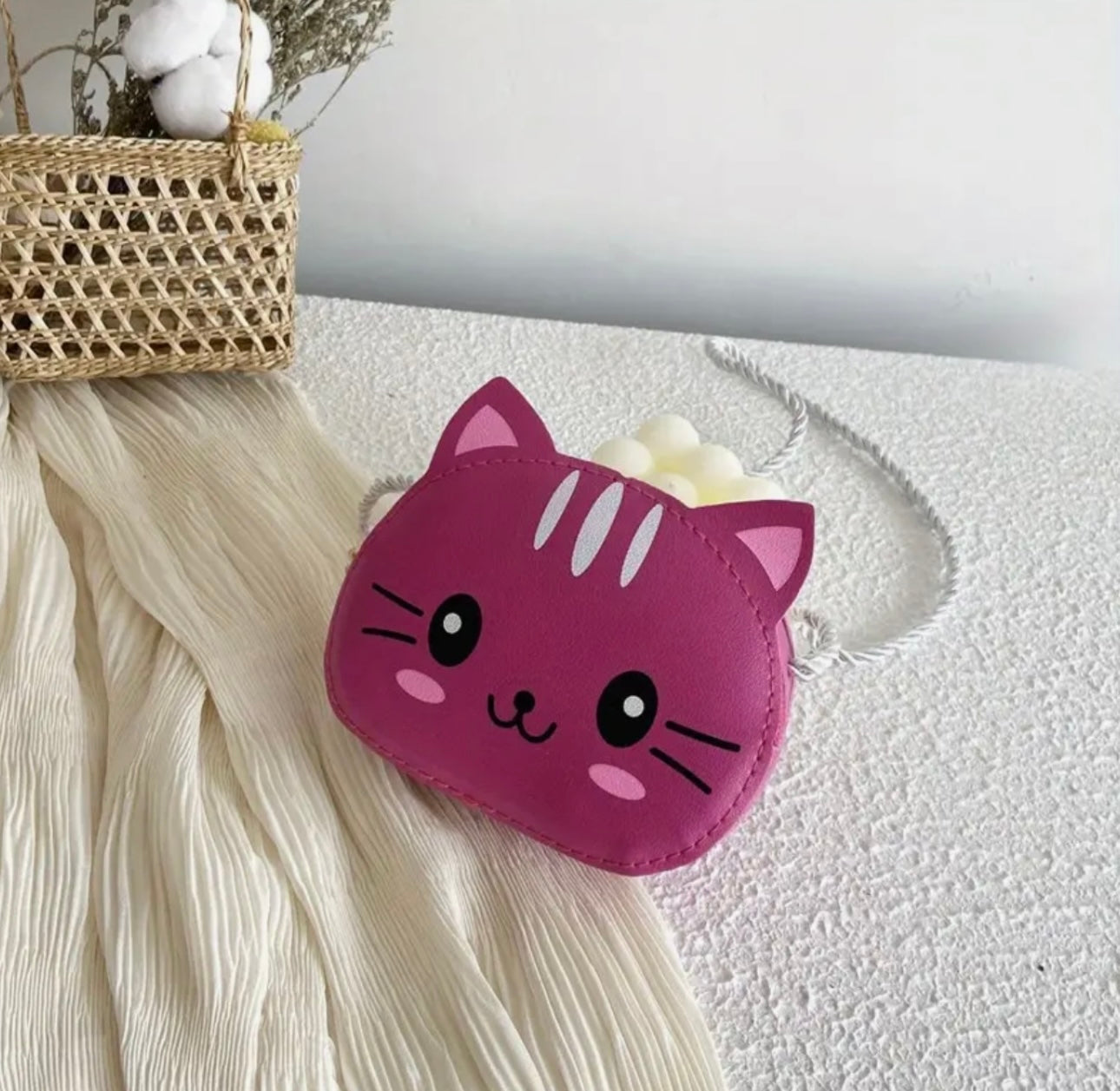 Small Children's Cat Face Handbag