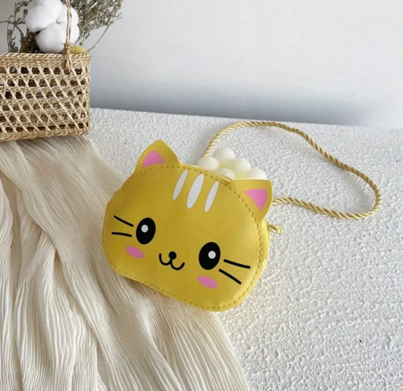 Small Children's Cat Face Handbag