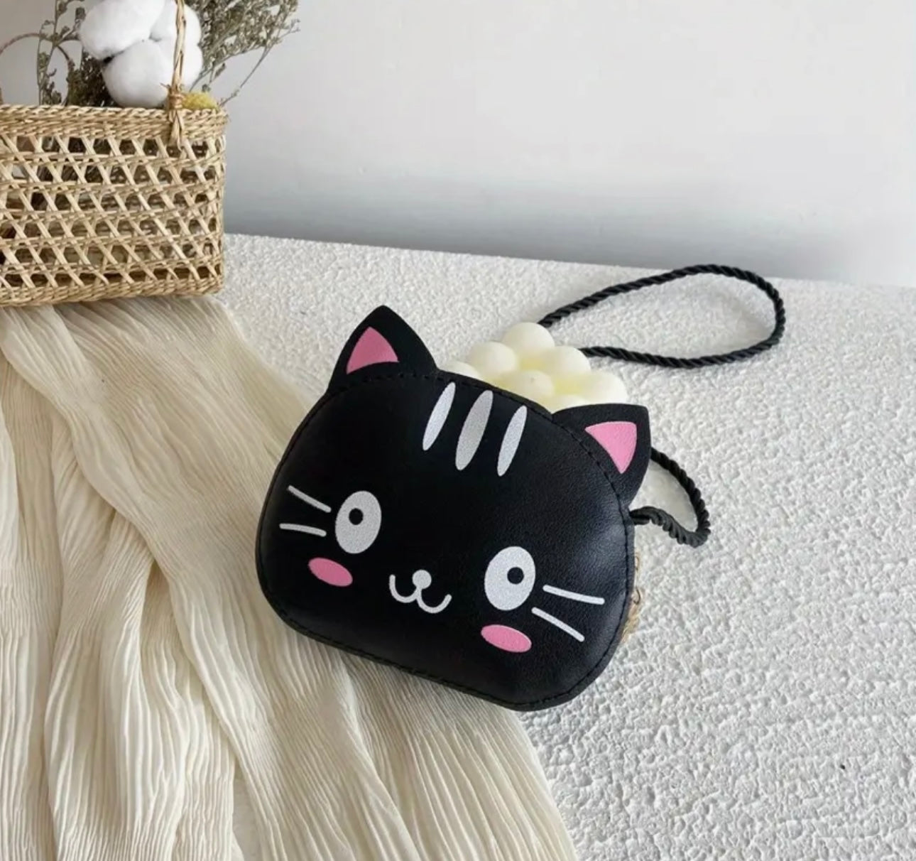 Small Children's Cat Face Handbag
