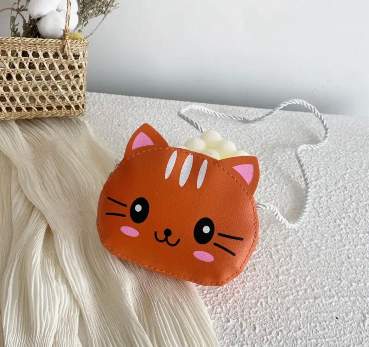 Small Children's Cat Face Handbag