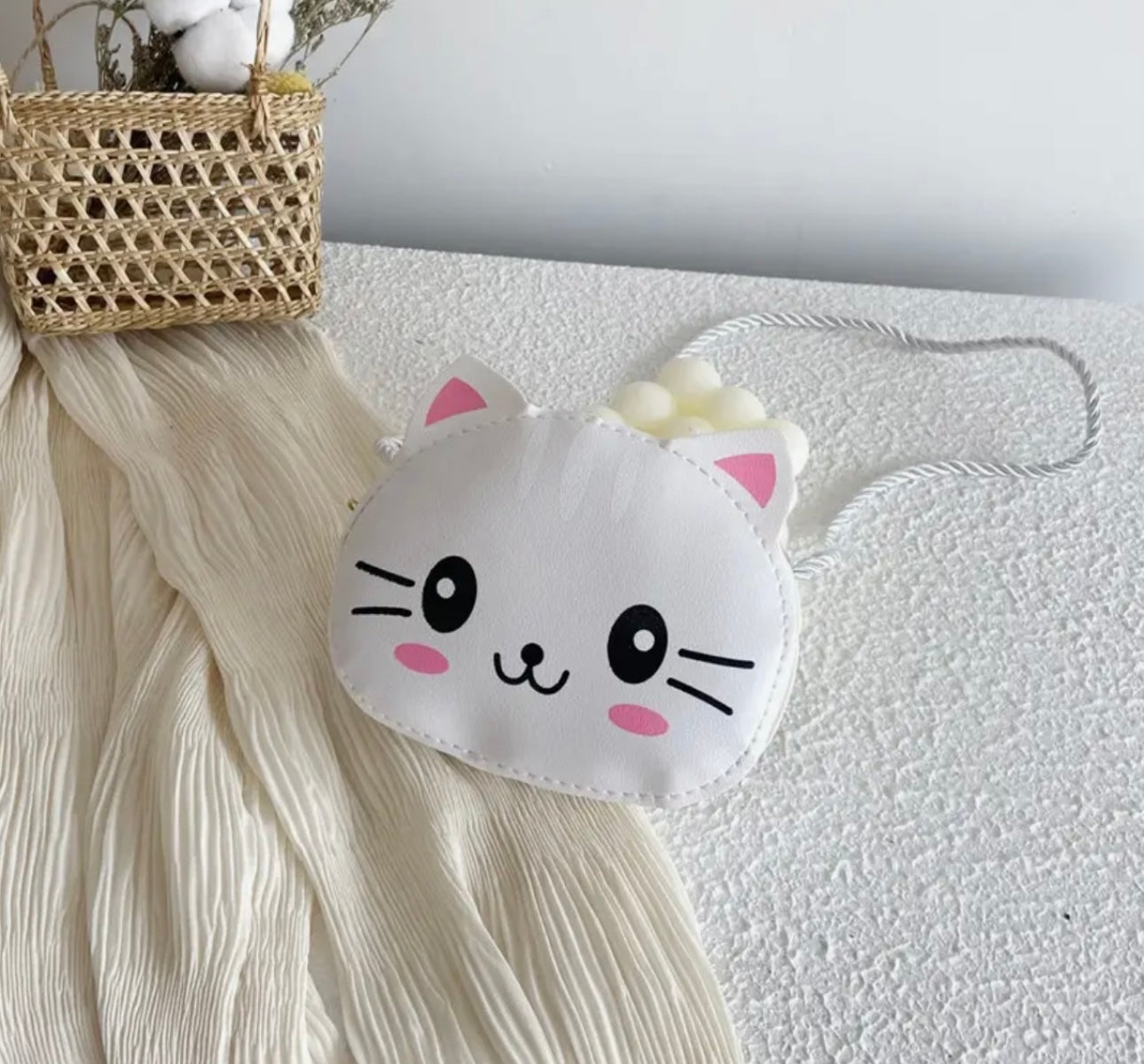 Small Children's Cat Face Handbag