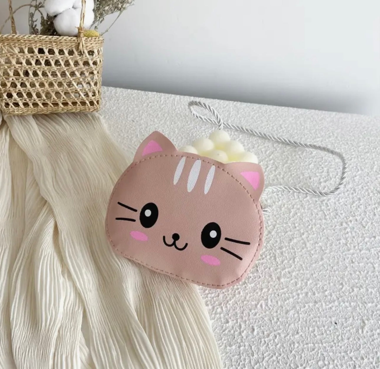 Small Children's Cat Face Handbag