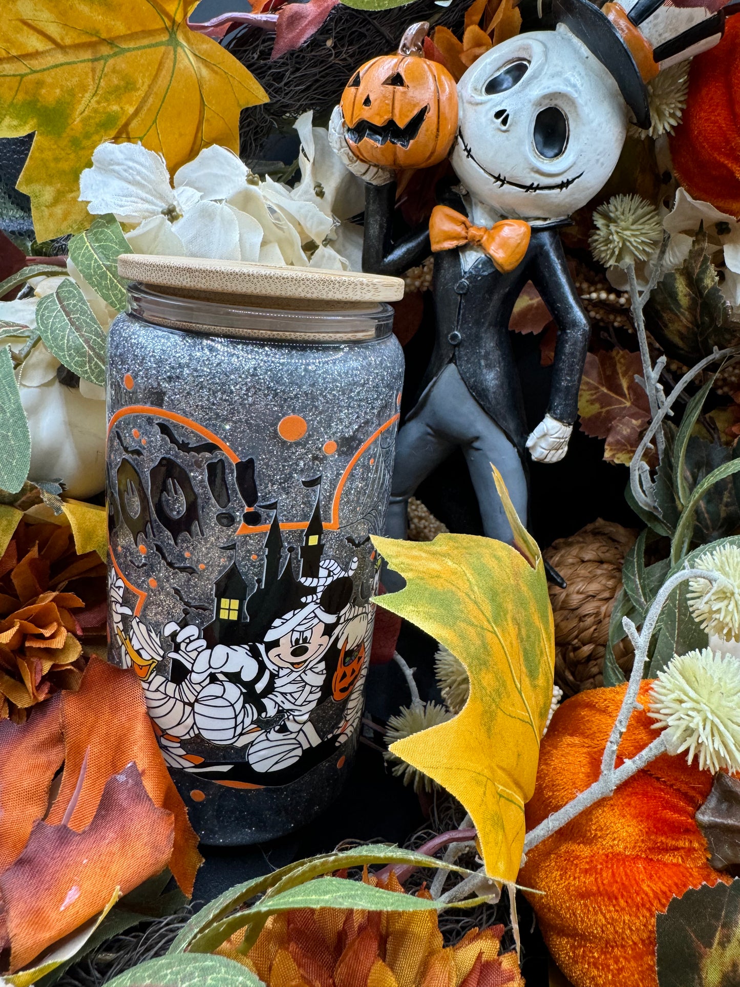 Halloween Snow Globe Libby Glass