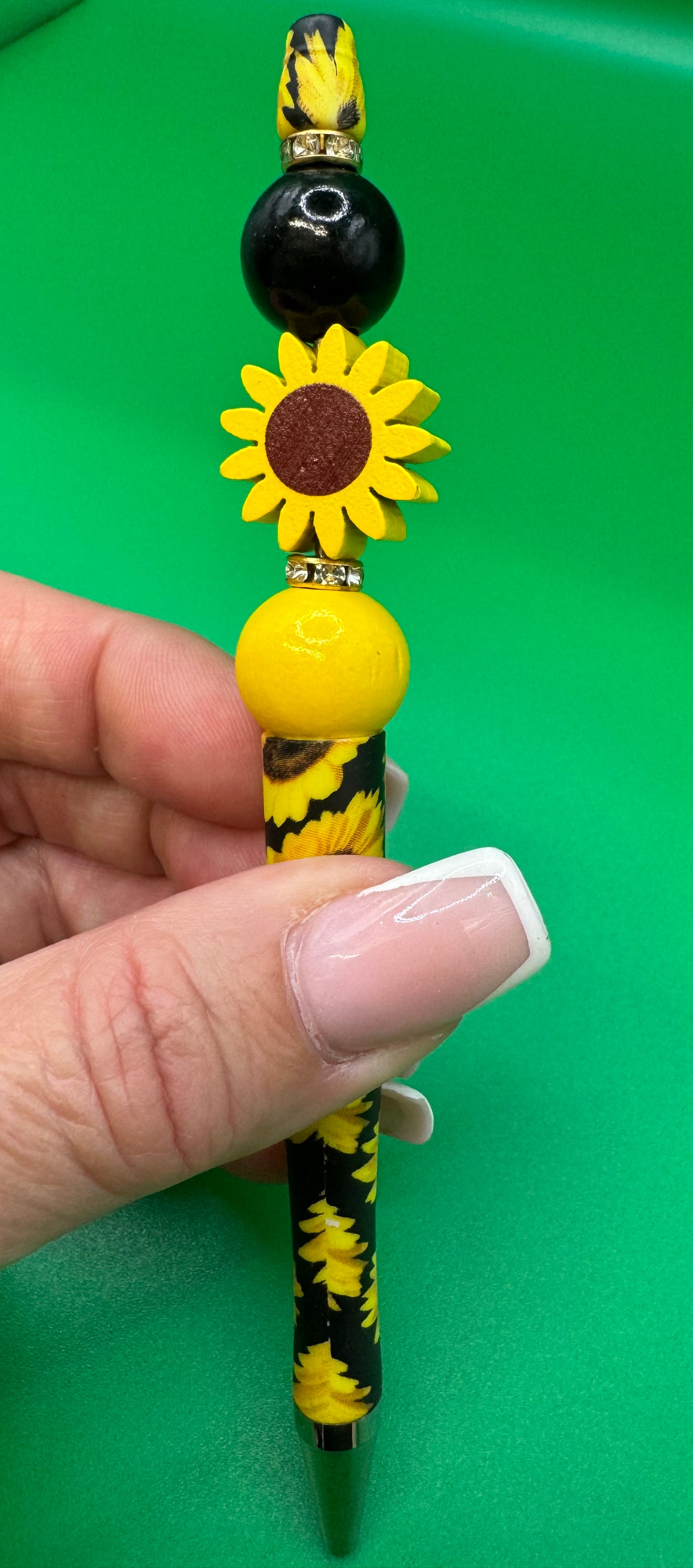 Sunflower Beaded Pens