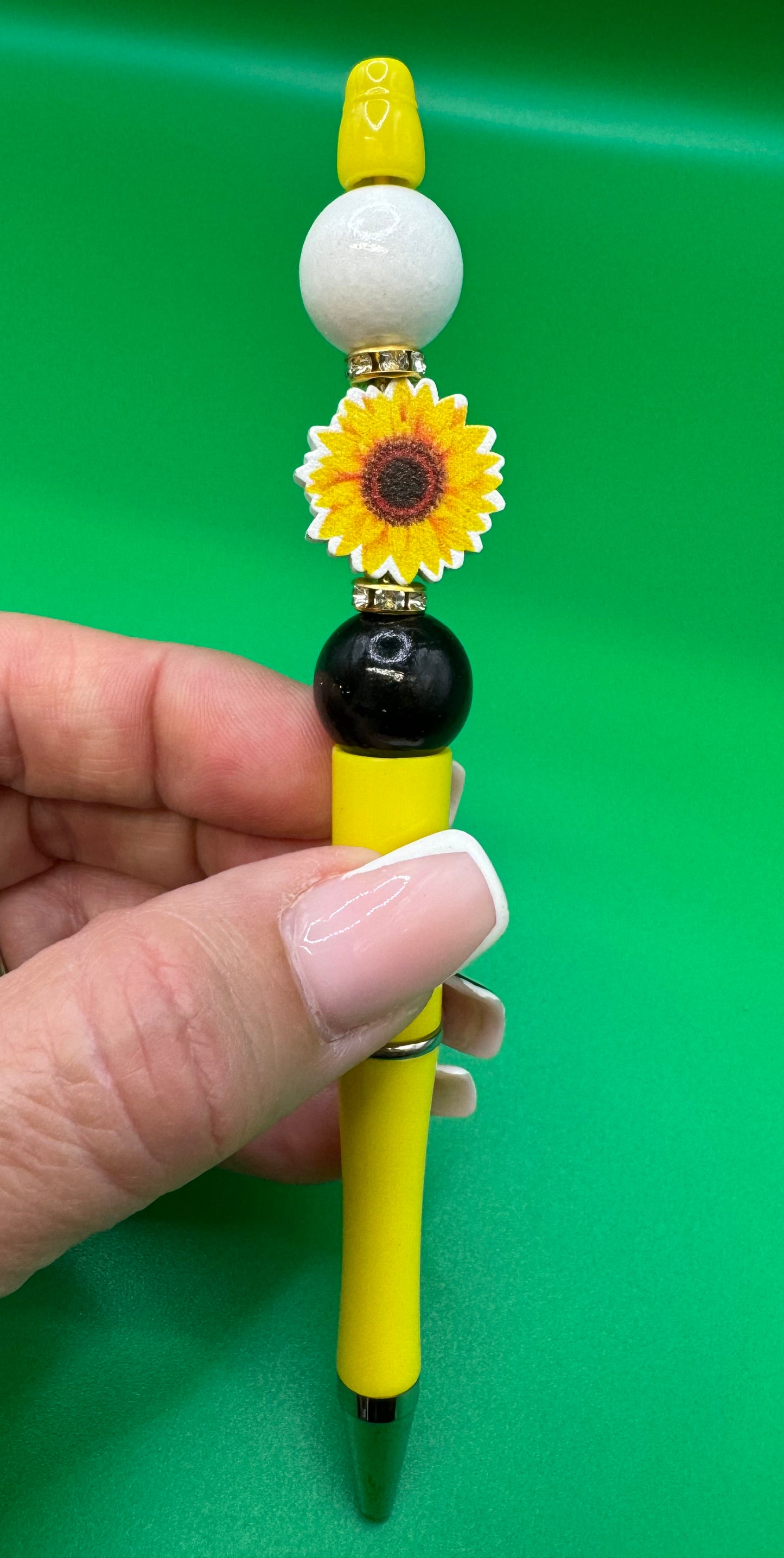 Sunflower Beaded Pens