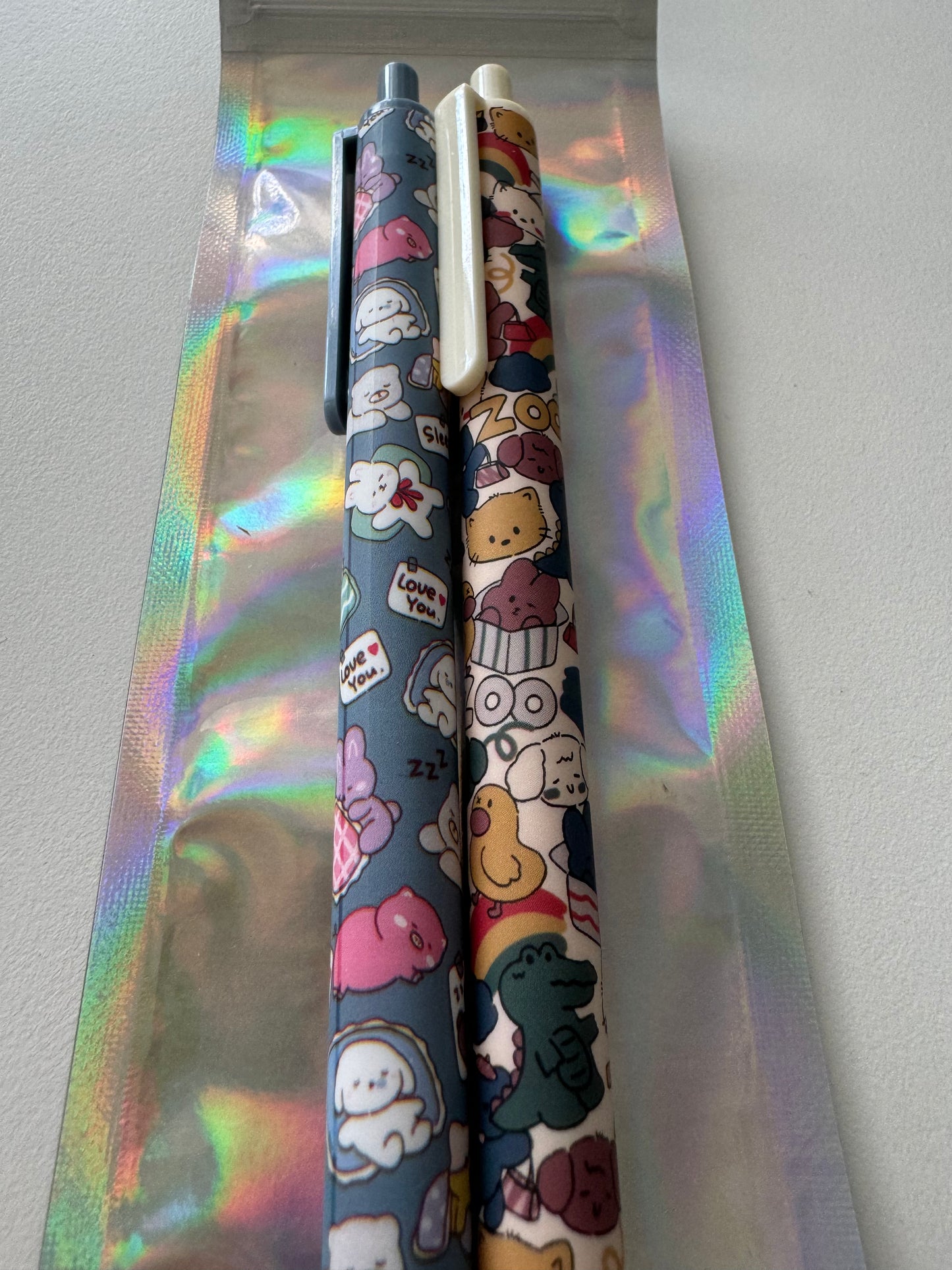 Cute Animal Pens - Pack Of 2