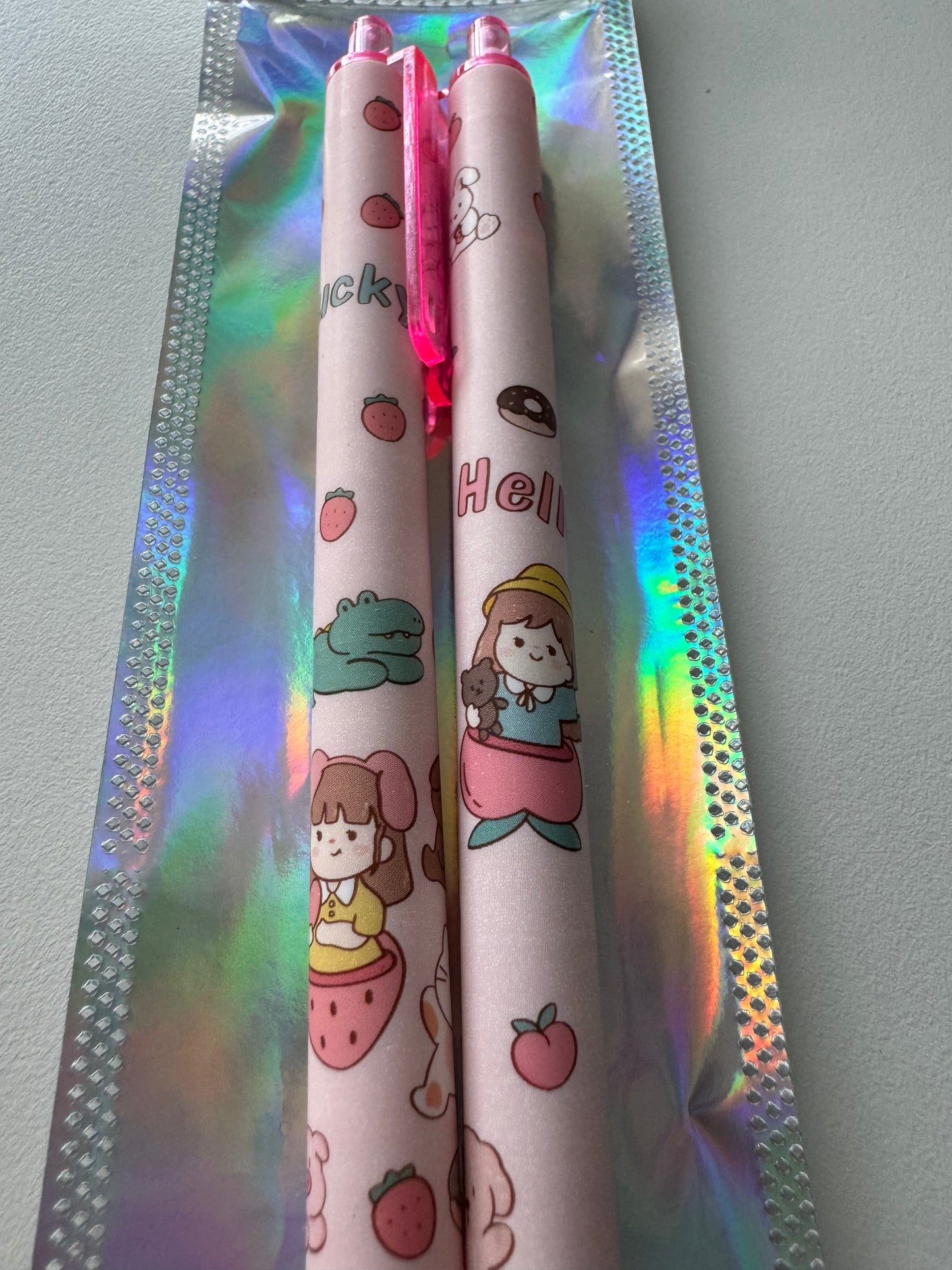 Cute Animal Pens - Pack Of 2