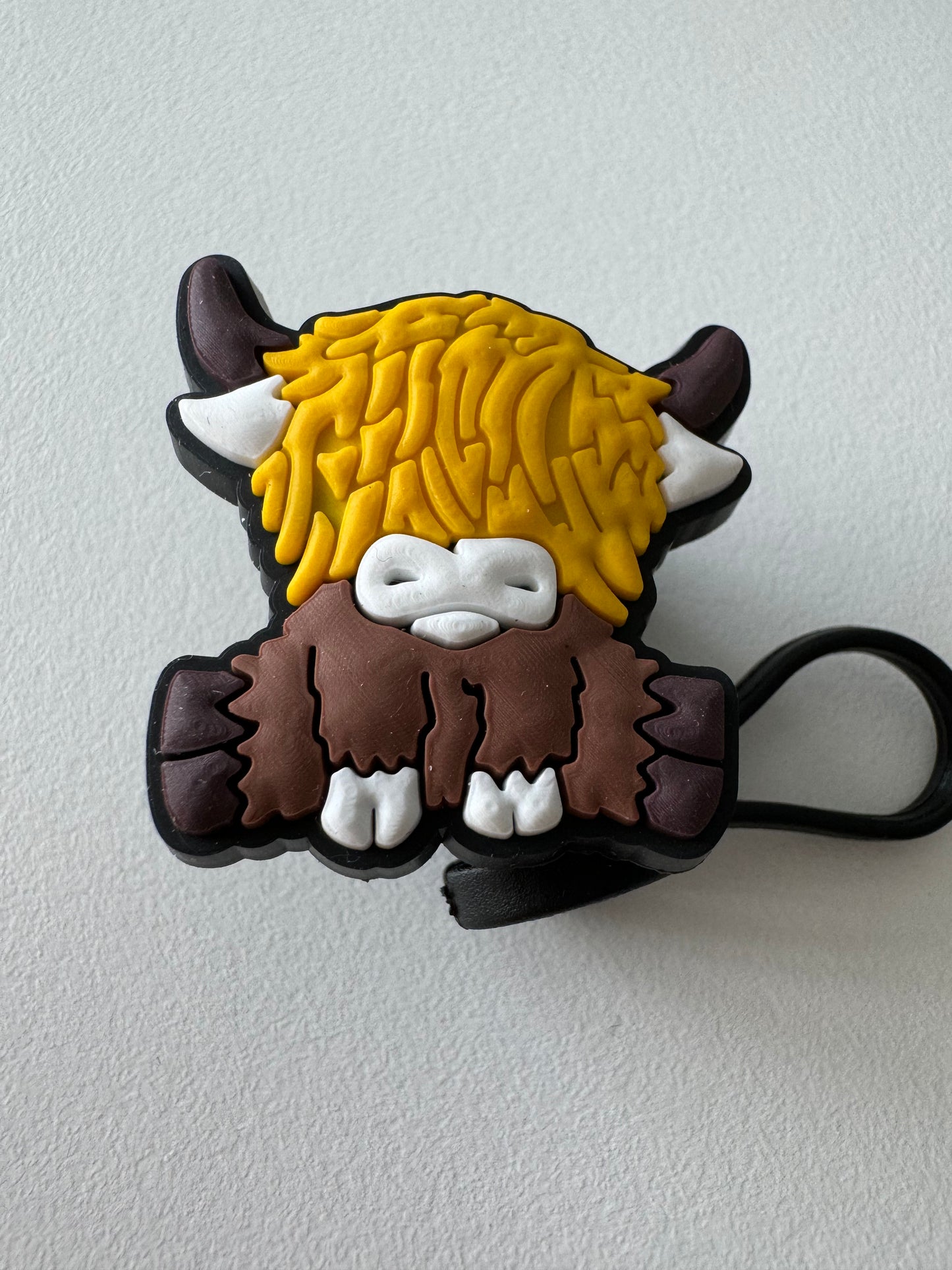Highland Cow/Cow Straw Toppers
